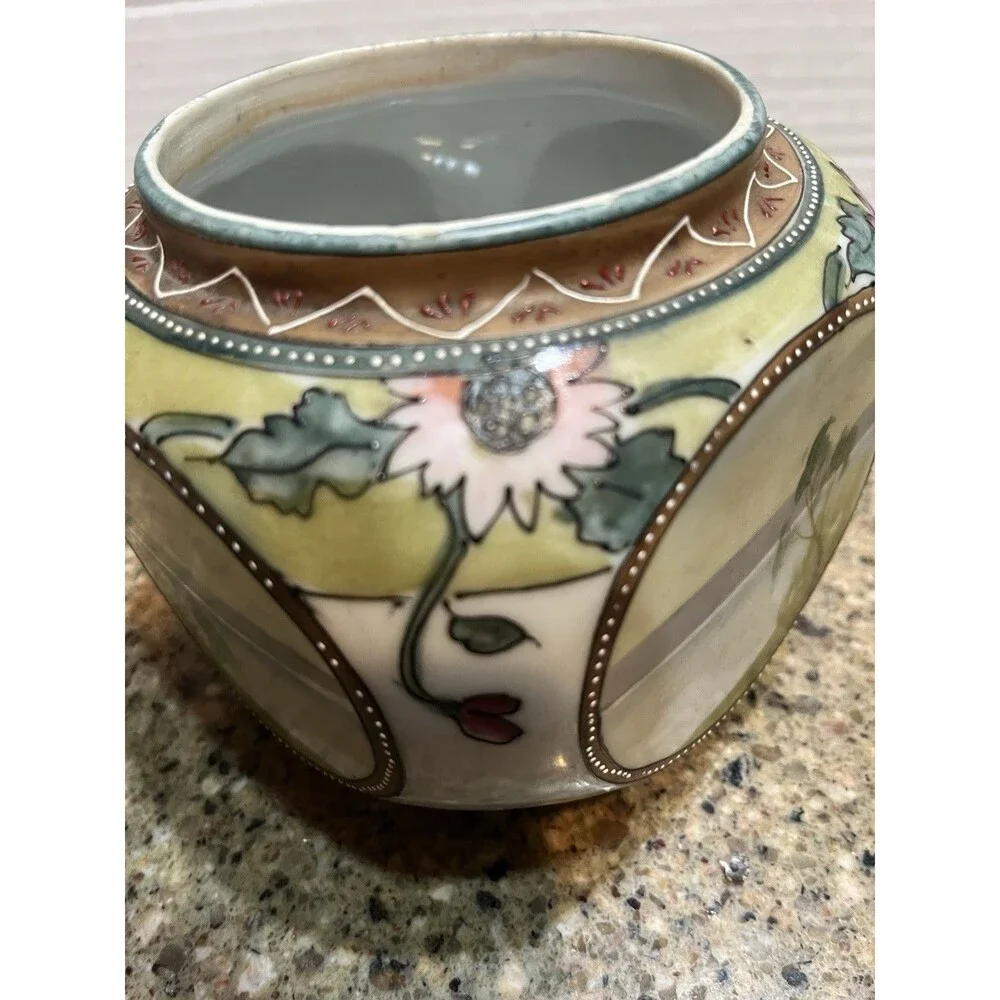 RARE Antique Nippon Tobacco Jar